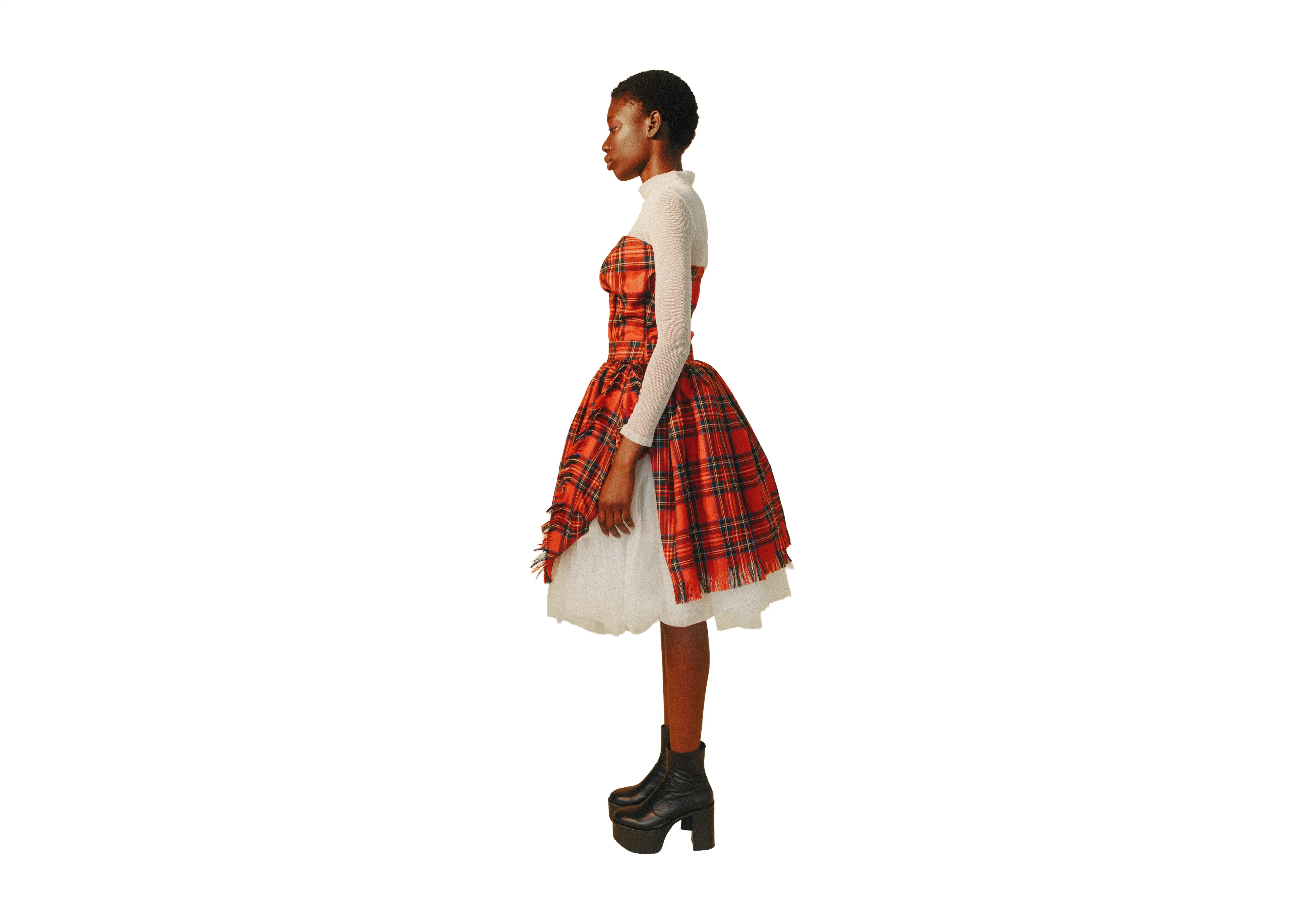 Red Tartan Dress